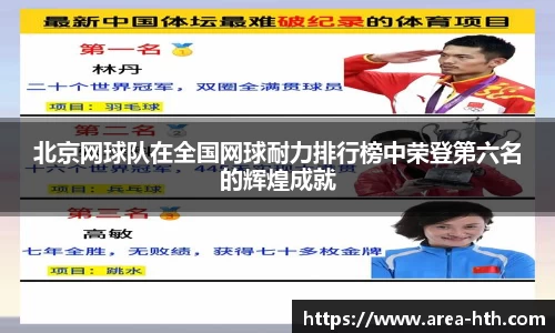 北京网球队在全国网球耐力排行榜中荣登第六名的辉煌成就